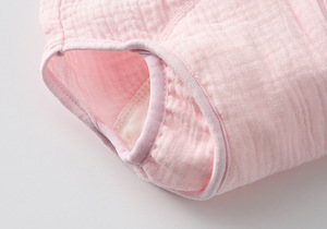Pantalones de entrenamiento absorbentes suaves de algodón orgánico para niños pequeños para ir al baño, ropa interior de entrenamiento para bebés - Product Image 5