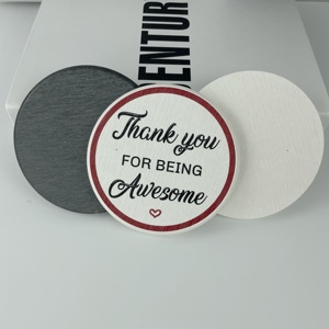High Quality Custom Logo Design Clear Round Diatom Mud Mat Dish Drying <strong>Drinks</strong> Absorbent <strong>Coasters</strong> Diatomaceous Earth <strong>Coasters</strong> - Product Image 6