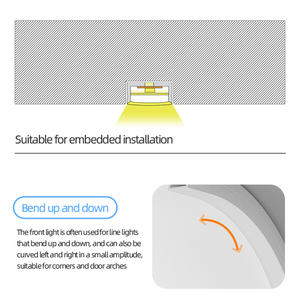 <span class=keywords><strong>Profilo</strong></span> Flessibile Personalizzato in Silicone per <span class=keywords><strong>Led</strong></span> Bianco 20*10mm Canale Flessibile <span class=keywords><strong>Impermeabile</strong></span> in Silicone per Striscia <span class=keywords><strong>Led</strong></span> - Product Image 3