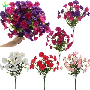 Plantas Artificiales de Globo Matutino, Arbustos de Plástico, Petunia para Decoración del Hogar, Jardín, Macetas Colgantes, Porche, Patio, Bodas - Product Image 5