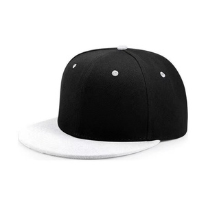 6 Panels Classic Snapback <b>Hat</b> Blank Adjustable Brim High Top End Trendy Color Style Plain Tone Baseball Cap - Product Image 4