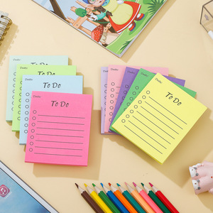 Bloc-notes personnalisé coloré à colle forte pour la planification quotidienne – Échantillon disponible - Product Image 1