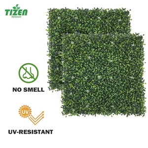 Tizen UV decorazione domestica erba finta all'aperto siepe giungla verticale verde appeso pianta artificiale erba parete - Product Image 4