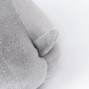 Peluche bianco simpatiche bambole di peluche che possono essere personalizzate leggermente paffute per cuccioli di compleanno regali per bambini