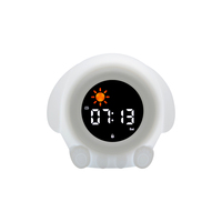 Kinder-Schlaftrainer Wecker Intelligentes Aufwachlicht Niedliche Form Musik-LED-Lampe für Kinderzimmer