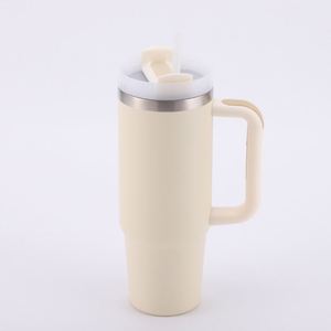 Gobelet isotherme de voyage pour voiture H2.0 avec poignée, 30 oz, couvercle, paille, antidérapant, OEM ODM, logo personnalisé - Product Image 5