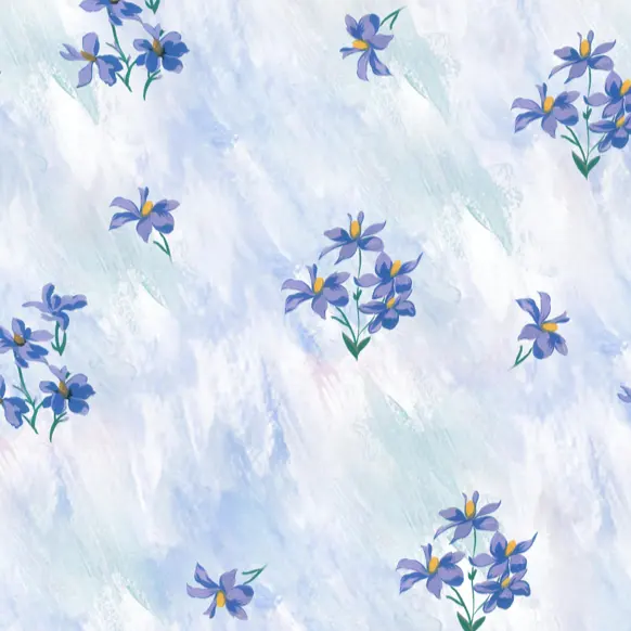 غطاء حائط من قماش ذاتي اللصق خالي من كلوريد البولي فينيل بتصميم نقشة زهور من مورد في الصين للديكور الداخلي