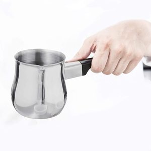 Thổ Nhĩ Kỳ Cà Phê Ấm Hơn Và Bơ Nóng Chảy Nồi Tay Cầm Dài Cà Phê Bình Sữa Thép Không Gỉ Thổ Nhĩ Kỳ Cà Phê Nồi - Product Image 2