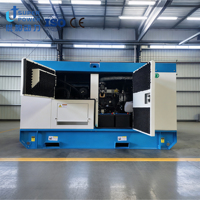 Groupe électrogène diesel silencieux triphasé à démarrage automatique 20KVA 40kVA résistant aux hautes températures avec contrôleur Smartgen et ATS