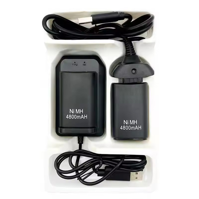 5 in 1 4800mAh Rechargeable Battery Pack for Xboxes 360 Gamepad USB Cable Charging Dock Kit for for Xbox XBOX 360 Power Adapter