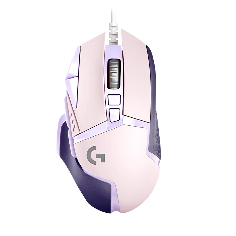 Logitech G502 HERO Dominator Pink Gaming Mouse - Ergonomic Design