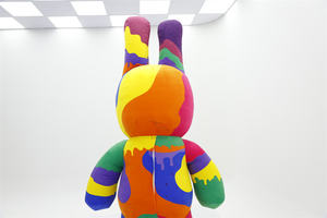 पुरुषों के लिए आसान inflatable शुभंकर पोशाक पोशाक के साथ 2 मीटर/2.6 मीटर प्यारा खरगोश शुभंकर पोशाक पोशाक - Product Image 3