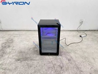 Mini-réfrigérateur électrique en acier avec compresseur et refroidisseur de boissons, unité de refroidissement pour hôtel, cave à vin, réfrigérateur