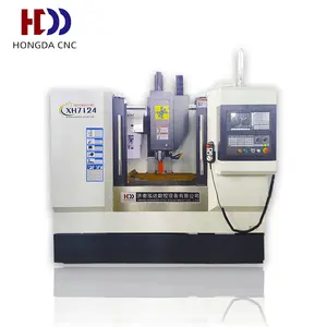 Çin CNC işleme makinesi XH7124 dikey öğütme merkezi GSK CNC işleme makinesi