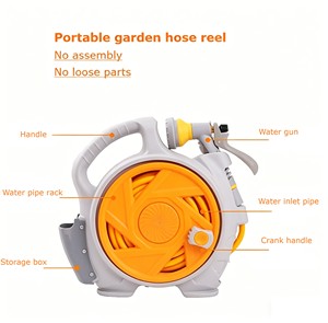 Carrete de 15 m ligero con rebobinado automático y función de boquilla pulverizadora - Product Image 2