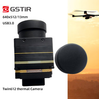 Microcaméra thermique non refroidie 640x512 à fréquence de rafraîchissement de 50 Hz, CaméraLink/USB/GigE/MIPI directe d’usine, modules montés sur drones