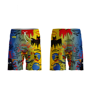 Costumi da bagno per bambini con logo personalizzato, pantaloncini da spiaggia a vita elastica ad asciugatura rapida con fodera in rete per sport acquatici estivi - Vendita all'ingrosso - Product Image 1