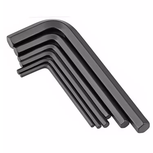 Chiave esagonale a L in acciaio al carbonio nero personalizzata, misura imperiale in pollici, M3 - Product Image 4