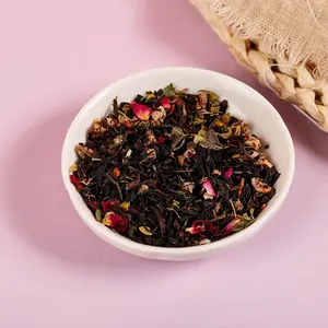 Gül Lychee siyah çay aroması çay
