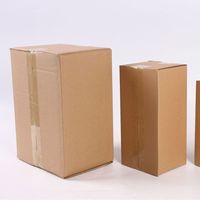 Cajas de Cartón Corrugado Cuadradas Portátiles Reciclables, Logotipo Personalizado, Embalaje de Papel Ecológico, Caja Impresa Específica para Envío