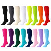 Chaussettes de compression tricotées colorées personnalisées pour femmes, pour la course multisports, respirantes, avec soutien de la voûte plantaire et impression numérique