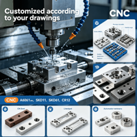 Pièces de commande numérique CNC durables et résistantes à l'usure, pièces de quincaillerie de précision personnalisées fournies directement par l'usine