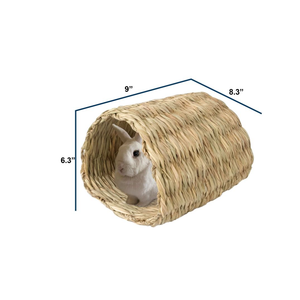 บ้านของเล่นสัตว์เลี้ยงแบบสานสานสานสำหรับกระท่อมกระต่ายชินชิล่าหนูตะเภา - Product Image 4
