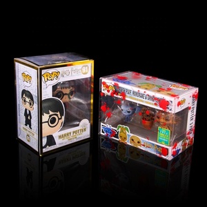 Boîtes de protection transparentes empilables, boîte de rangement durable avec film protecteur, adaptées aux figurines <span class=keywords><strong>Funko</strong></span> <span class=keywords><strong>Pop</strong></span> Vinyl de 4 pouces - Product Image 3