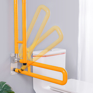 Durable ABS Nylon Bathroom Grab Bar Flexible Elderly Shower and Toilet Assist Disabled and Elderly Fold Safety <strong>Handle</strong> - Product Image 4