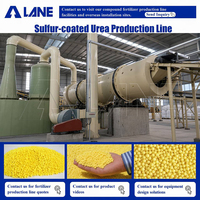 Ligne de production d'urée revêtue de résine LANE, granulés à libération contrôlée, tambour rotatif, usine automatisée complète et efficace