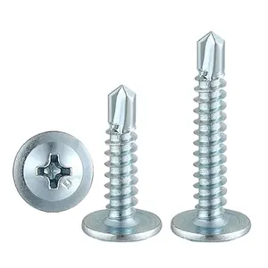Tornillo Wafer Head Hardened Zinc plated Sds Screw