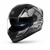 Casque de moto intégral ABS 2026 personnalisé 3C/DOT 557 Radiance à double visière avec nouveau décalcomanie pour le commerce extérieur