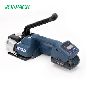 V1 handheld Portable PP PET Plastic Friction Welding Battery Powered Tensioning Strapping Machine