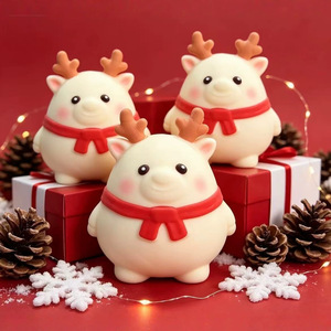Juguetes Blandos Gigantes de Navidad TPR, Juguete Antiestrés, Reno Jumbo, Juguete Sensorial para Adultos y Niños, Venta al por Mayor - Product Image 1