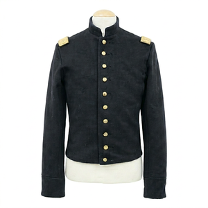 Veste en laine vintage pour homme, à simple boutonnage, coupe classique, uniforme d'hiver, grande taille, reproduction américaine - Product Image 1