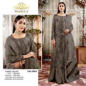 Série la plus vendue exclusivement tendance de costume pakistanais avec style fantaisie Salwar Kameez pour mariage et fête - Product Image 4
