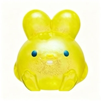 Jouet Squishy Lapin Pailleté en TPR, Unisexe, à partir de 14 ans, Transparent, Doux, à Presser, Sensoriel, Anti-Stress et Anti-Anxiété