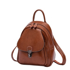 Fashion Handmade New Real Leather <b>Backpack</b> Retro Genuine Natural Cowhide Leather Vintage <b>Backpack</b> Casual Bags - Product Image 1