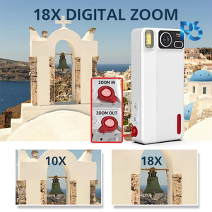 Appareil photo numérique pour la photographie et le vlogging, écran rotatif à 270°, 4K, 64MP, autofocus, flash, zoom 16x, point et shoot, corps en aluminium, détection de sourire - Product Image 5