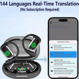 Auriculares Inalámbricos con Traductor <span class=keywords><strong>de</strong></span> Idiomas OWS AI, con 144 Idiomas en Línea para iPhone y Android, Auriculares con Traducción en Tiempo Real, Nuevos - Product Image 6