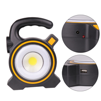 Lampe de travail à LED, COB Portable, charge directe, USB, Rechargeable avec crochet, éclairage plus puissant pour réparation de voiture