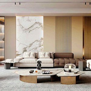 Hochglänzende, Kratzfeste, Feuchtigkeitsbeständige Marmor-Effekt UV-PVC-Wandpaneele zum Verkleben mit Langer Lebensdauer für Luxuriöse Innenverkleidung - Product Image 2