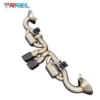 Système d'échappement Catback à soupapes, tuyau droit en acier inoxydable SS304, style course, pour Porsche 911 992 GT3 RS 4.0L