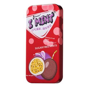 Bonbons à la menthe et à la pastèque frais, <span class=keywords><strong>sans</strong></span> <span class=keywords><strong>sucre</strong></span>, rafraîchisseur d'haleine, 8 saveurs de fruits, bonbons durs au xylitol en boîte longue 21g - Product Image 6