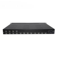 Modulador Digital NDS3536S CATV 8/16/24 HD ISDB-T DVB-C/DVB-T2 Codificador RF Entrada de Doble Sintonizador 1080P HD Garantía de 5 Años Metálico