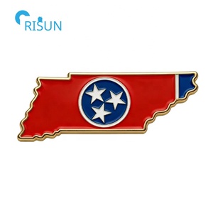 Aimant de réfrigérateur personnalisé, souvenir, carte de l'État du <span class=keywords><strong>Tennessee</strong></span>, drapeau américain, épingle à revers, badge, broche, épingle en émail personnalisée du <span class=keywords><strong>Tennessee</strong></span> - Product Image 3