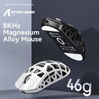 Avec Dongle 8K Tri-mode 26000DPI PAW3395 Sensor Mouse ATTACK SHARK R3 Magnesium Alloy Gaming Mouse