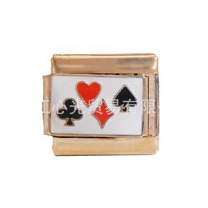 Italian Modular Charm Bracelet Stainless Steel Square Link Bezel Setting Gift Jewelry - Product Image 4