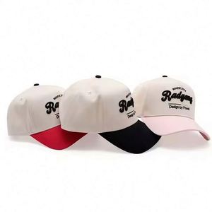 Two-tone 100% Cotton 5 Panel Baseball Caps Customize Sports <b>Hats</b> and Caps 3D Embroidery Logo Cap <b>for</b> Man - Product Image 3