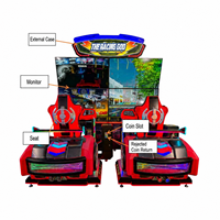 Simulateur de course haut de gamme pour adultes, équipement de jeu de course dynamique haute définition à 4 écrans 3D de 65 pouces